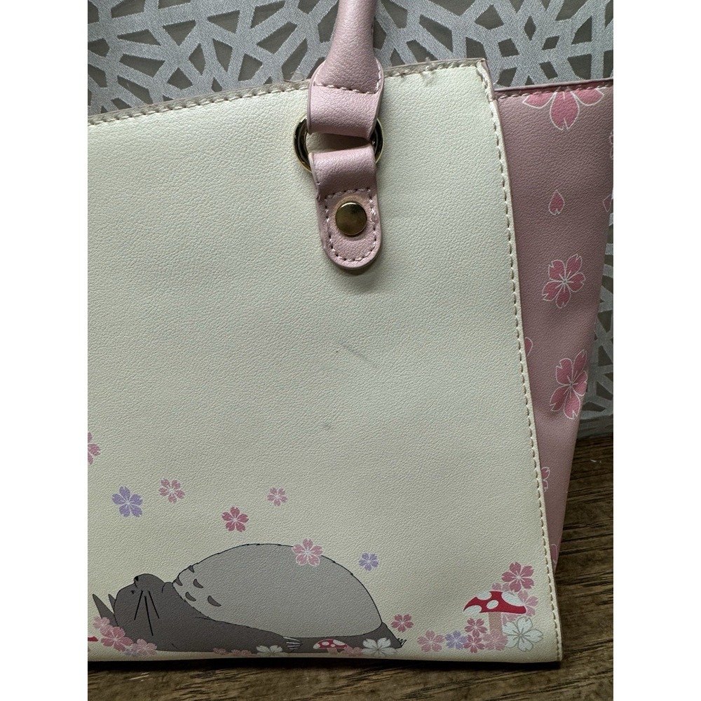 Studio Ghibli "My Neighbor Totoro" Sakura Cherry‎ Blossom Satchel Purse - Picture 7 of 14